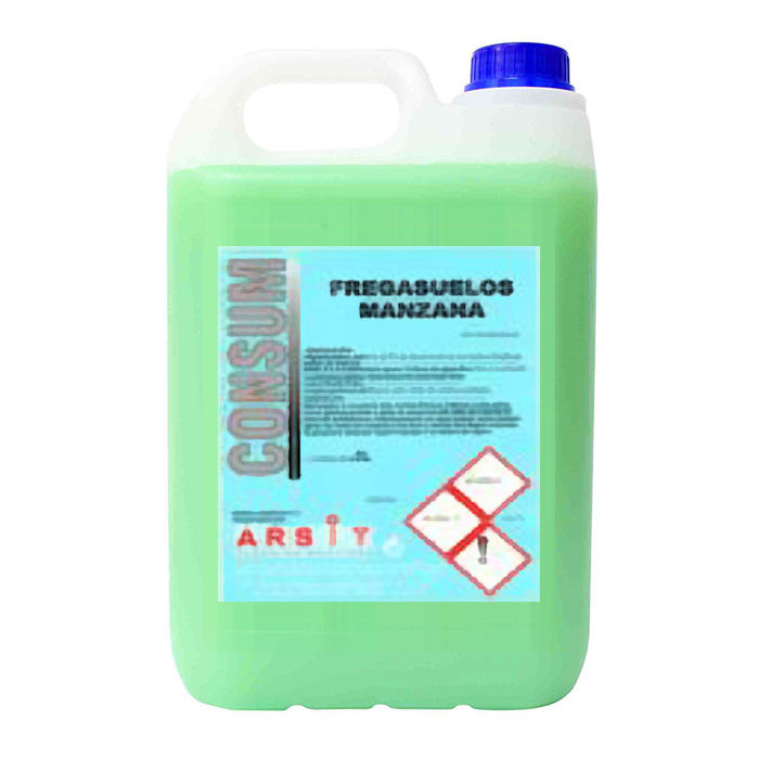 4 x 5L - Fregasuelos perfumado Manzana Manzana